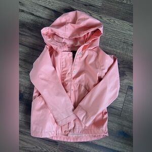 George Pink Hooded Raincoat for Kids